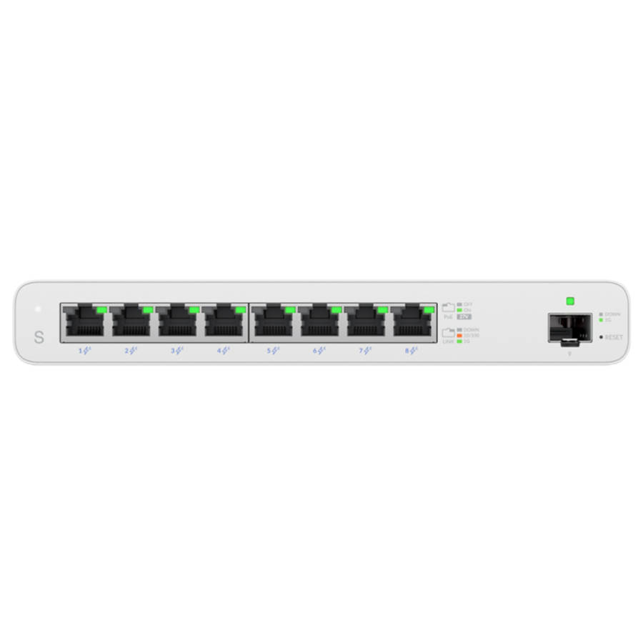 Ubiquiti UISP Switch 8 Port Gigabit PoE 110W 1SFP