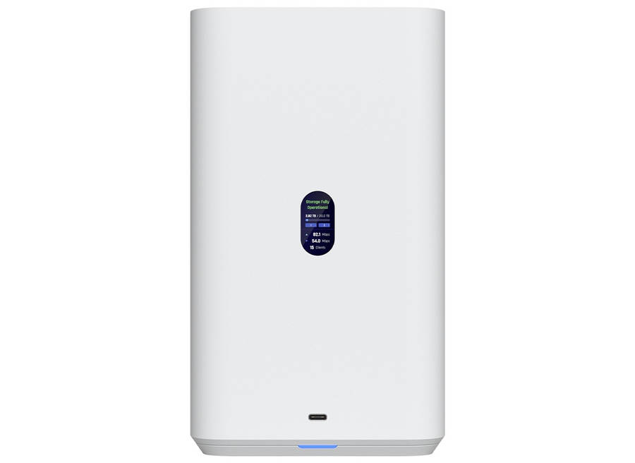 Ubiquiti UniFi White UNAS 2.5Gbps Ethernet 2x 3.5" HDD bays
