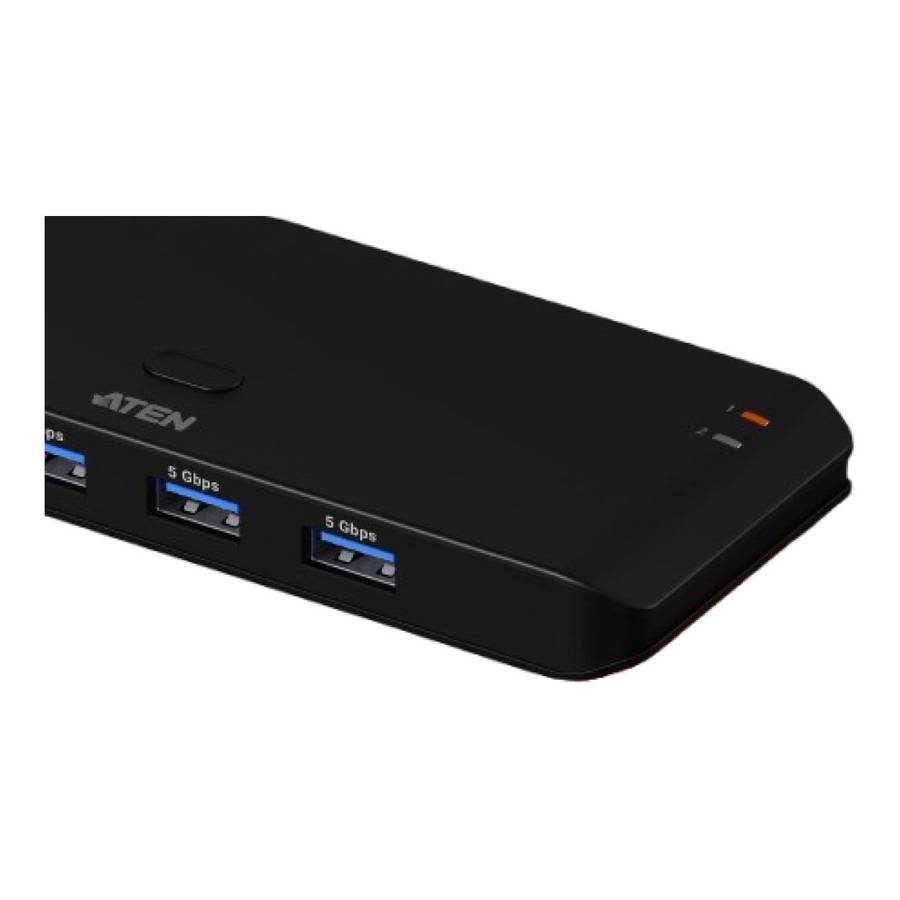 Aten 2x4 USB 3.2 Gen 1 Sharing Switch