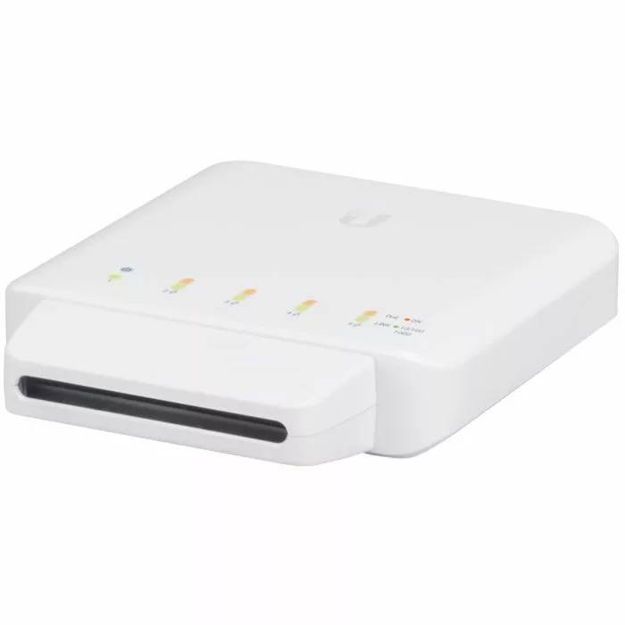 Ubiquiti 5 Port Gigabit 1PoE in 4PoE Out UniFi Flex Switch | USW-FLEX