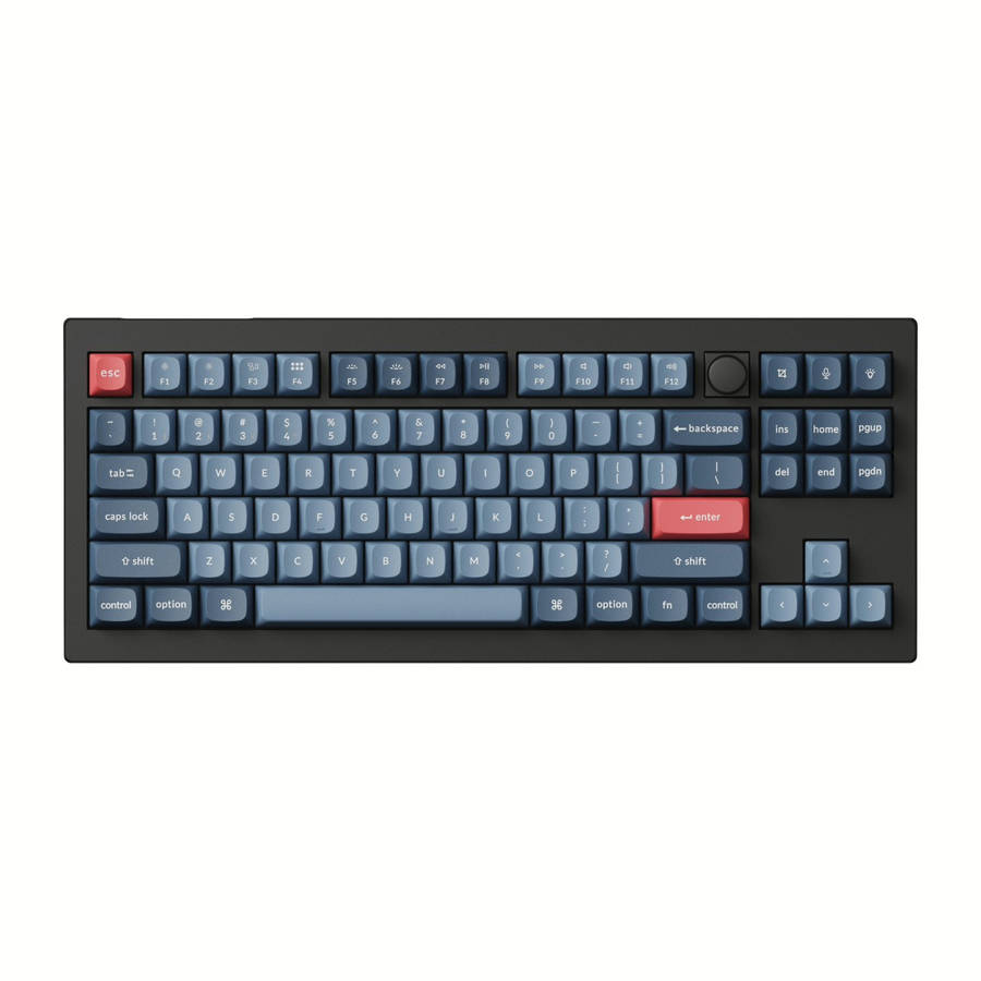 Keychron V3 Max QMK/VIA 80% Wireless Custom Mechanical Keyboard (Banana Switch) ? Carbon Black
