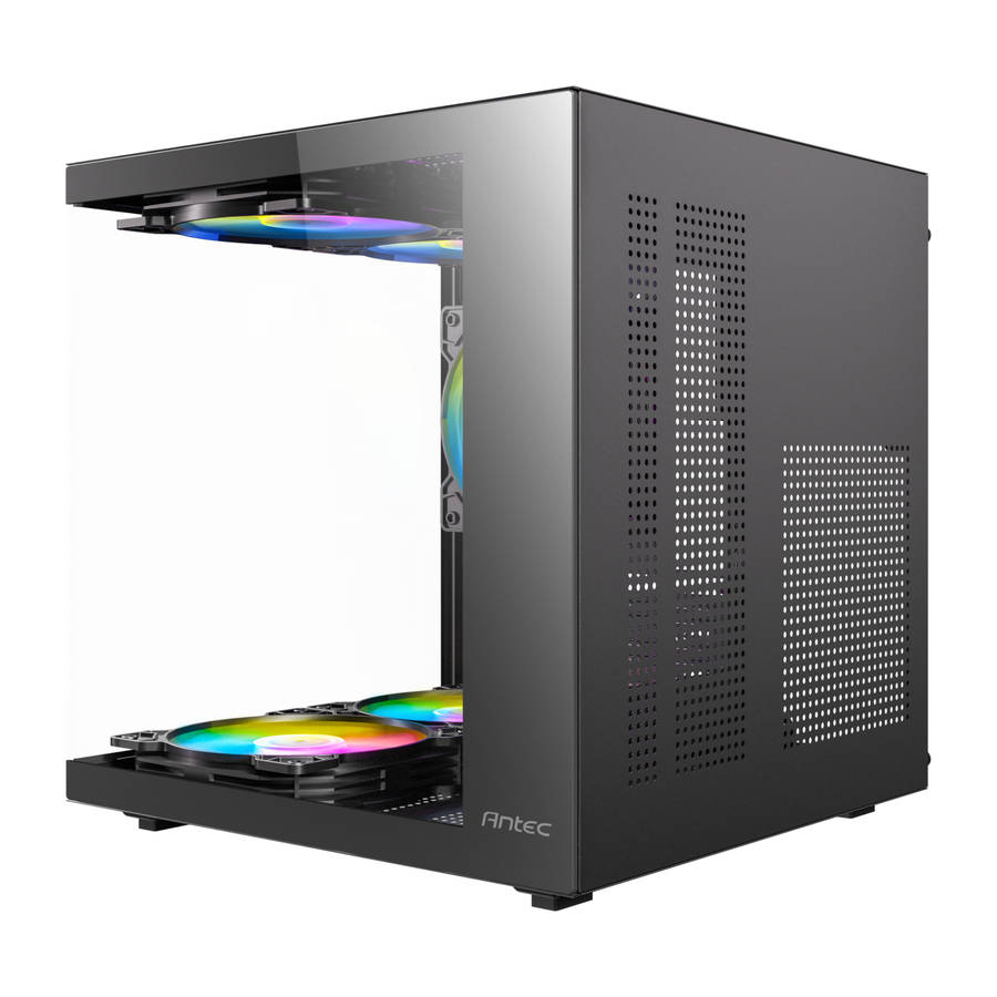 Antec VCX10M ARGB Micro-ATX | ITX Mini-Tower Gaming Chassis - Black