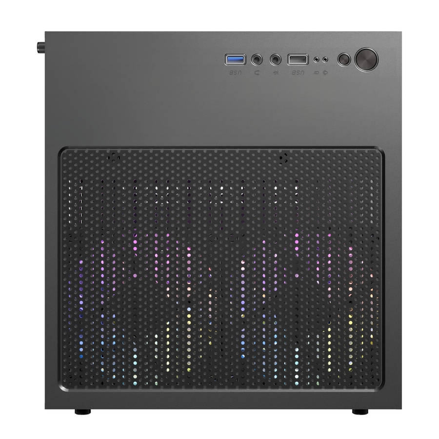 Antec VCX10M ARGB Micro-ATX | ITX Mini-Tower Gaming Chassis - Black