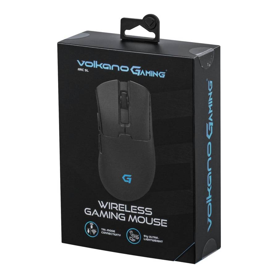Volkano Arc SL Lightweight Wireless Gaming Mouse Black