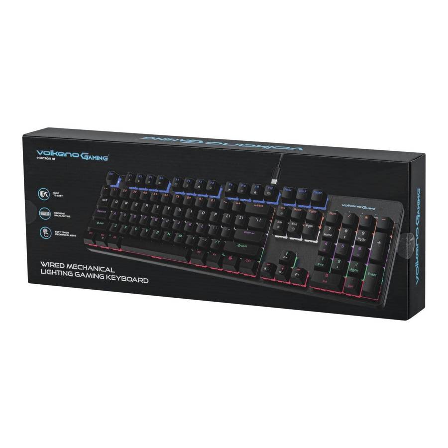 Volkano Gaming Phantom X1 RGB Wired Keyboard