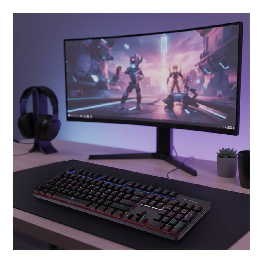 Volkano Gaming Phantom X1 RGB Wired Keyboard
