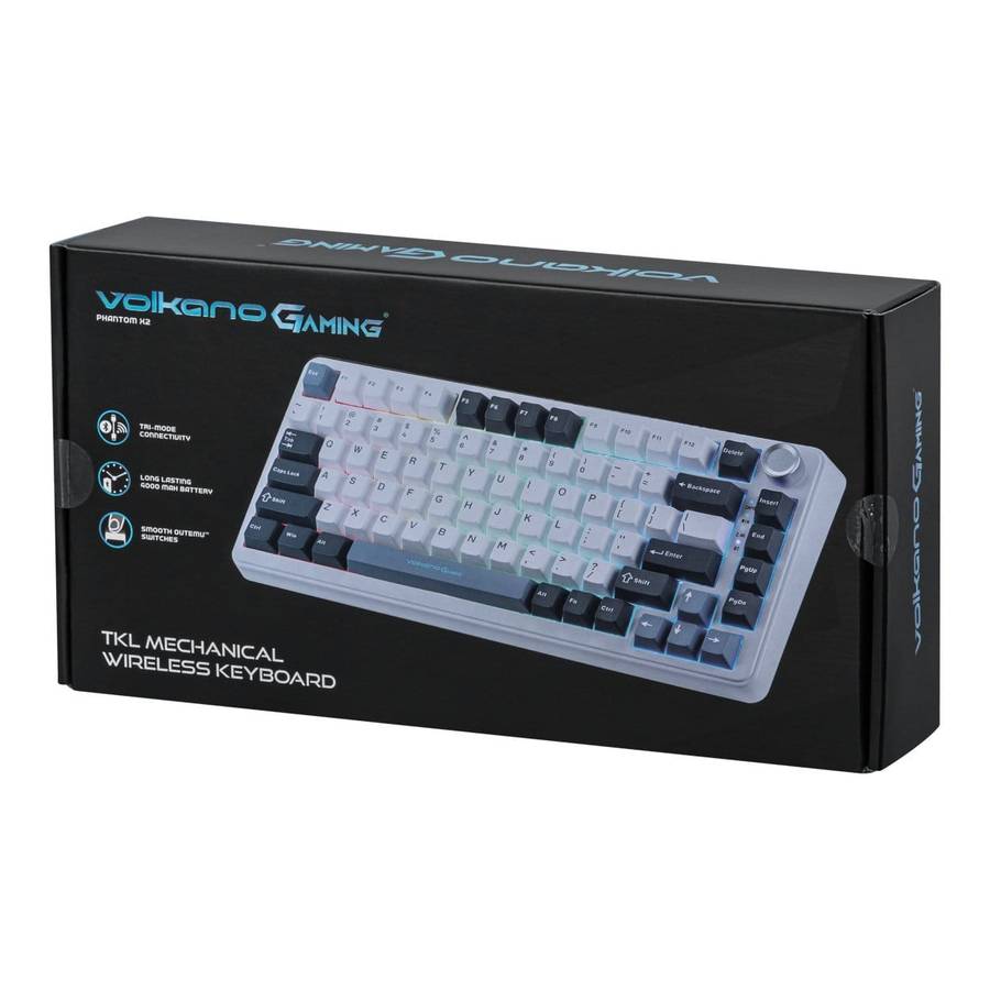 Volkano Phantom X2 TKL Tri-Mode Wireless Gaming Keyboard