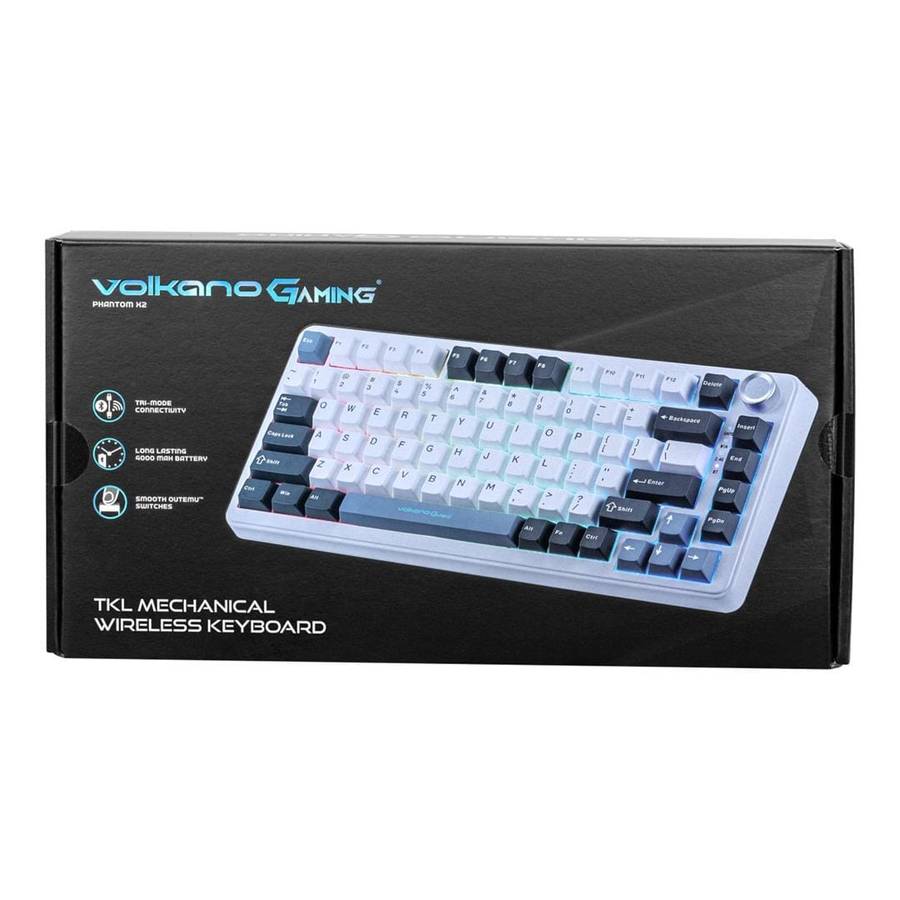 Volkano Phantom X2 TKL Tri-Mode Wireless Gaming Keyboard
