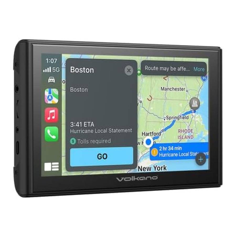 Volkano Autoview Series Dash Mount 7-inch Display Screen