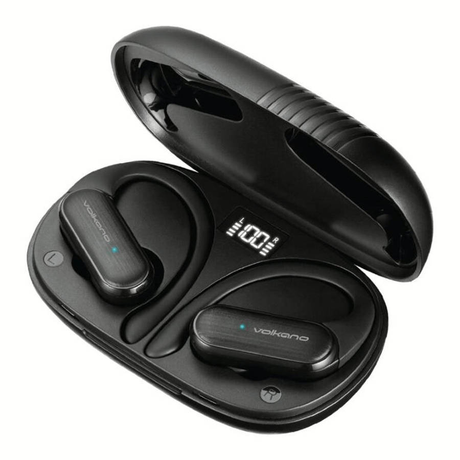 Volkano Stealth Series Sports Wireless Earbuds with Charging Case