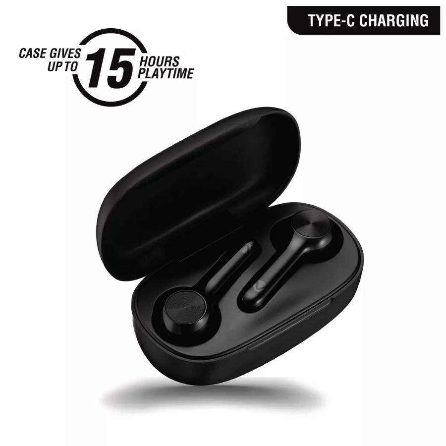 Volkano Libra Series True Wireless Earphones - Black