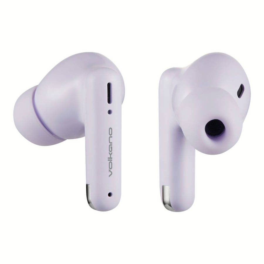 Volkano Jupiter Series TWS Earbuds with Charging Case Pastel Purple