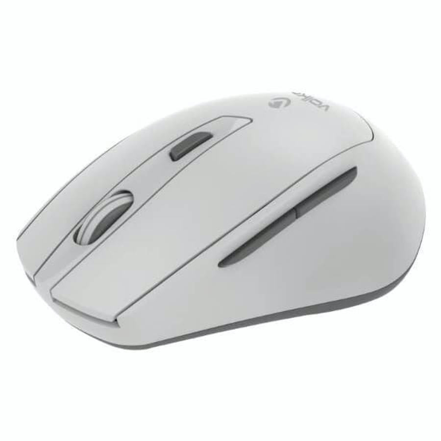 Volkano Chrome Series 2.4GHz Wireless Ergonomic Mouse - Gray
