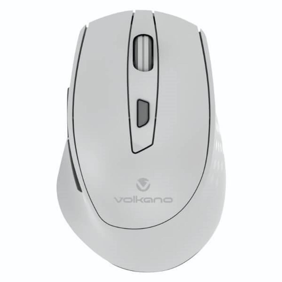 Volkano Chrome Series 2.4GHz Wireless Ergonomic Mouse - Gray