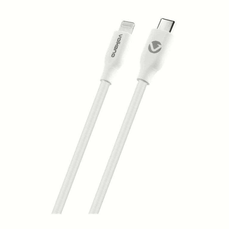 Volkano Flexi Series Type-C to MFI Lightning 27W Cable 1.5m White