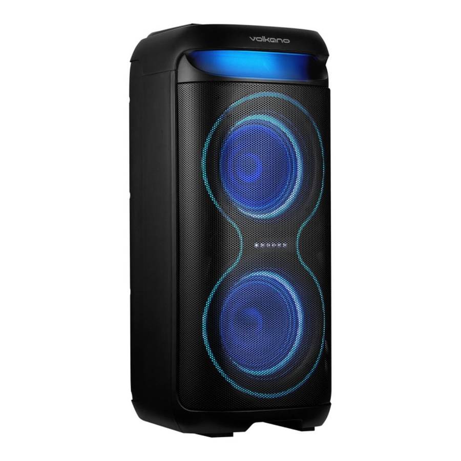 Volkano X VXP200 Dual 6.5-inch Party Speaker - Black