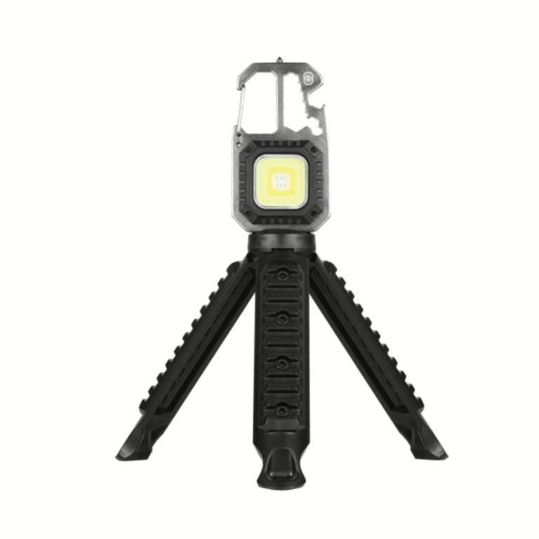 Volkano Rugged Multifunction Keychain Light with Tri-Pod