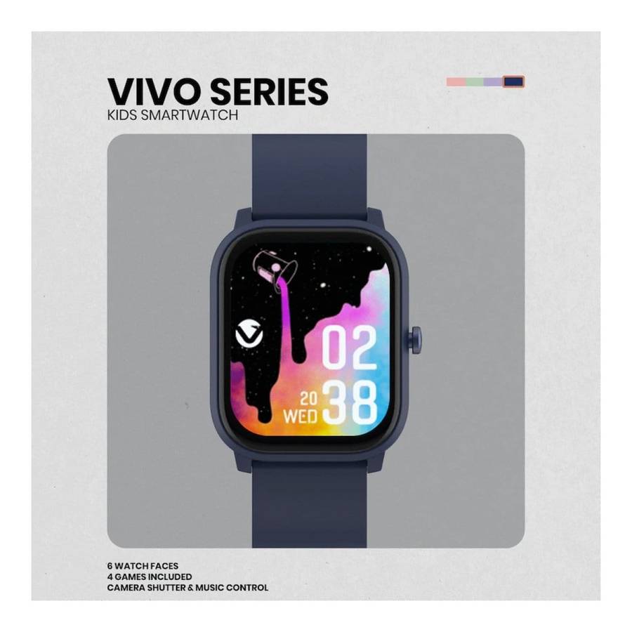 Volkano Vivo Series Kids Smart Watch Dark Blue