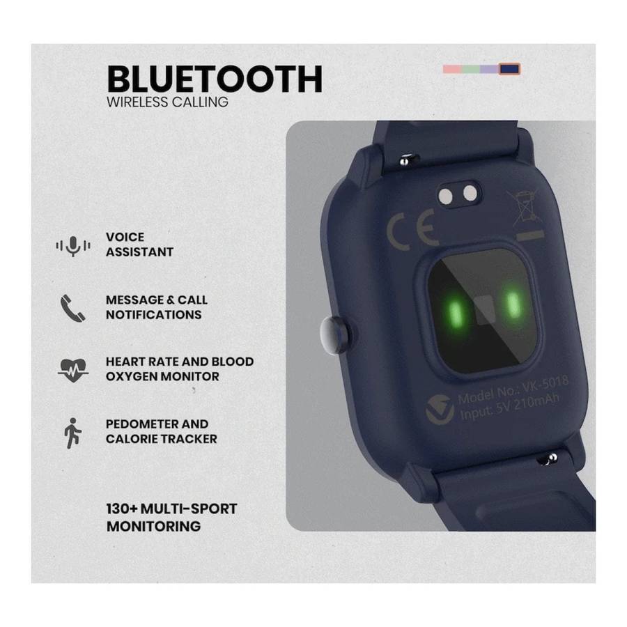 Volkano Vivo Series Kids Smart Watch Dark Blue