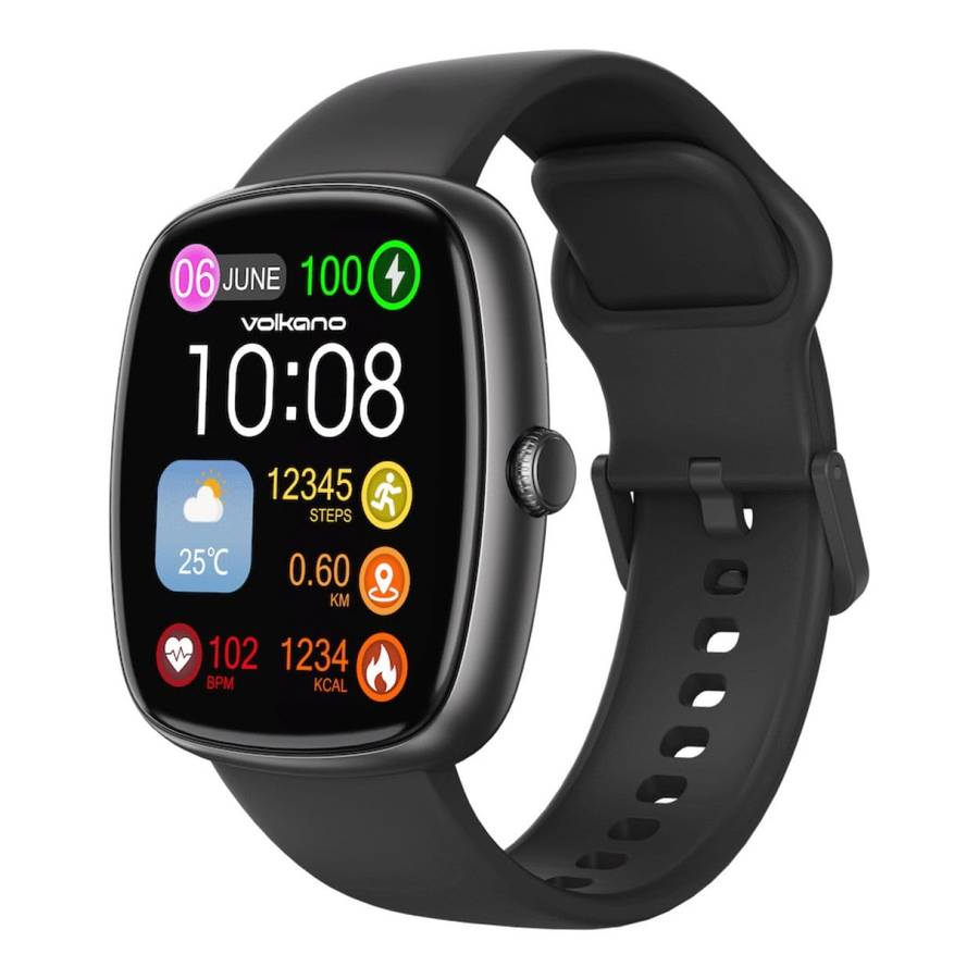 Volkano Elevate Series Smartwatch Black
