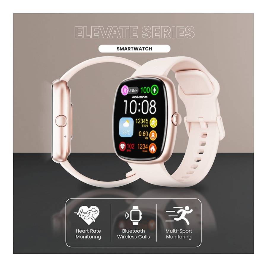 Volkano Elevate Series Smartwatch Gold