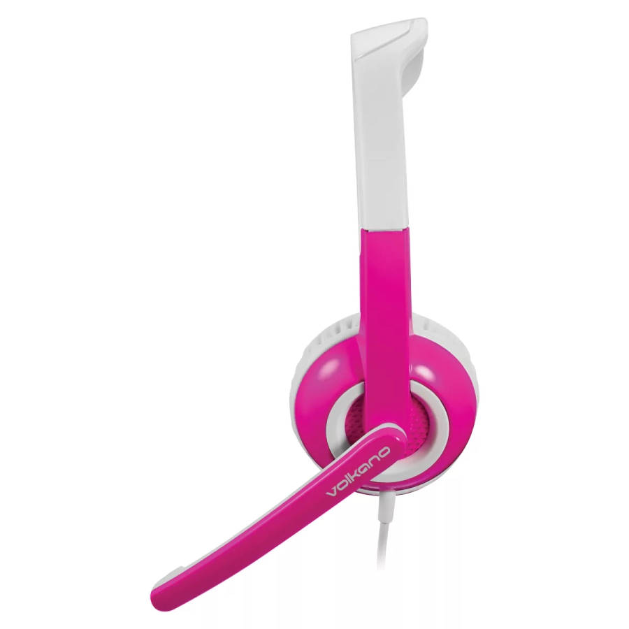 Volkano Chat Junior Series Wired Headset Pink