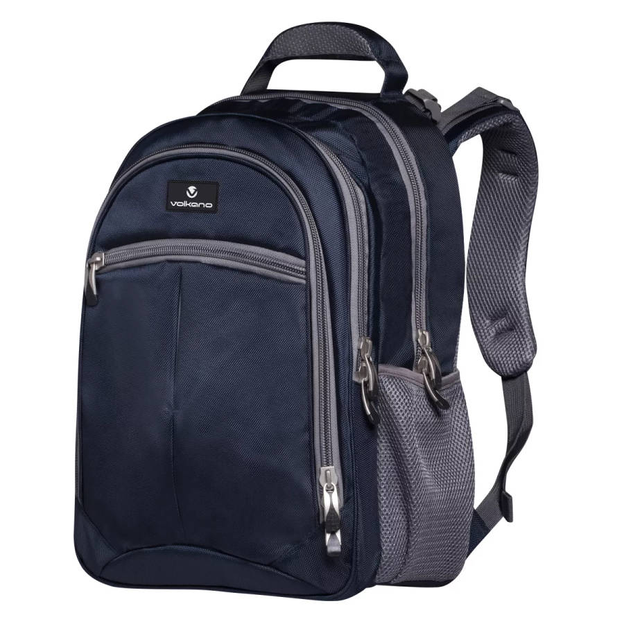 Volkano 27L Orthopaedic Backpack Navy Grey