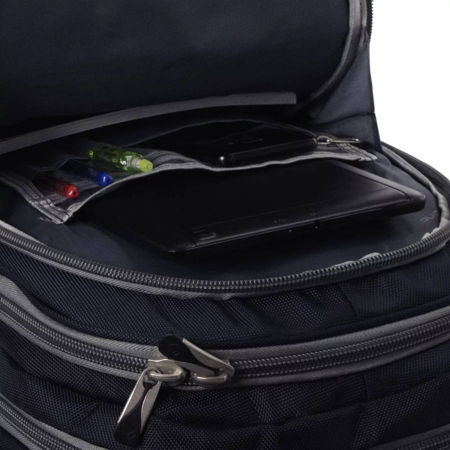 Volkano 27L Orthopaedic Backpack Navy Grey
