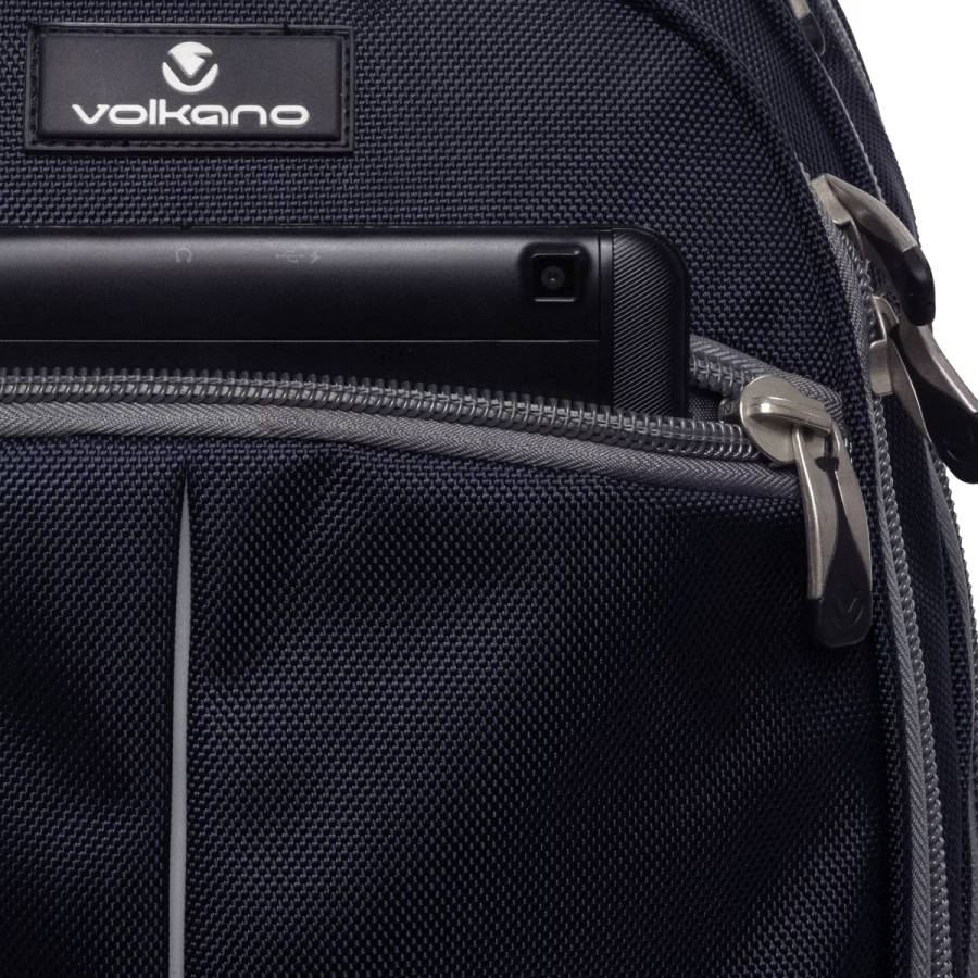 Volkano 27L Orthopaedic Backpack Navy Grey