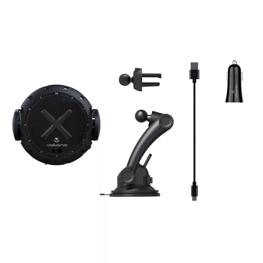 Volkano Ignition Series 15W Wireless Car Charger Kit