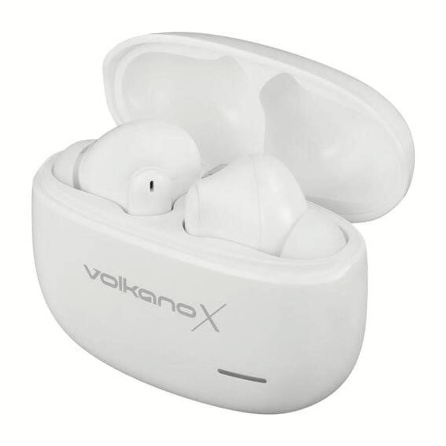 VolkanoX VXT200S Hybrid ANC TWS Bluetooth Earphones - White