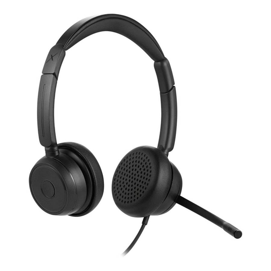 VolkanoX Chat Series mk3 ENC Teams Wired Headset Black