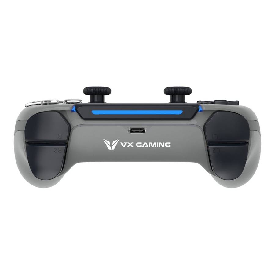 Volkano VX Gaming Lunaris RGB Multi-Platform Wireless Controller - Grey