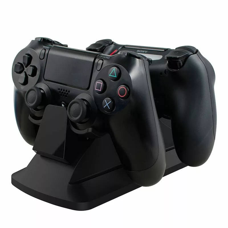 SparkFox PS4 Dual Controller Charging Station Black