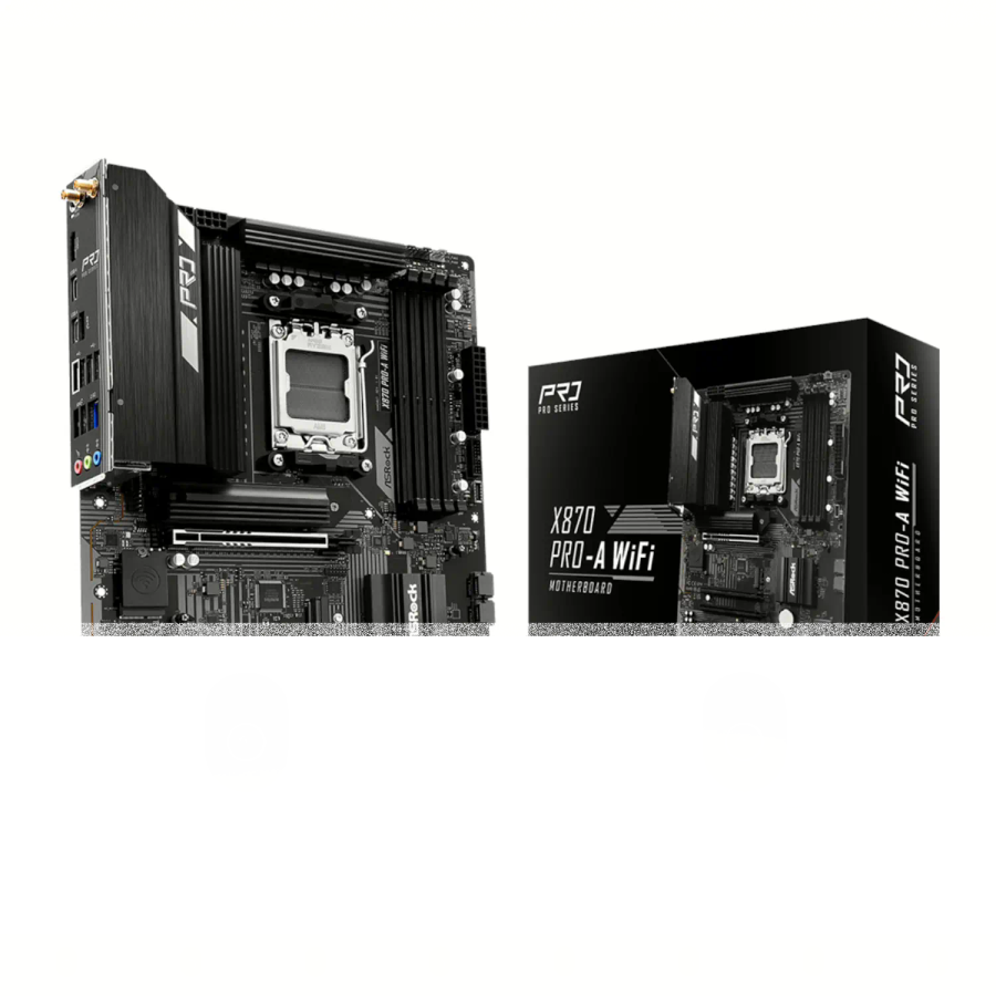 ASRock X870 A-Pro WiFi AMD AM5 ATX Gaming Motherboard