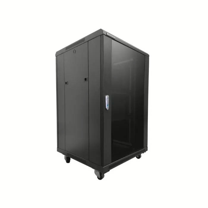 Linkbasic 19-inch 2 Fans 2 Shelves 18U 600mm Deep Cabinet