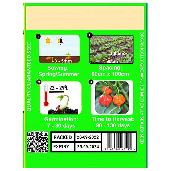 Red Trinidad Scorpion Seeds