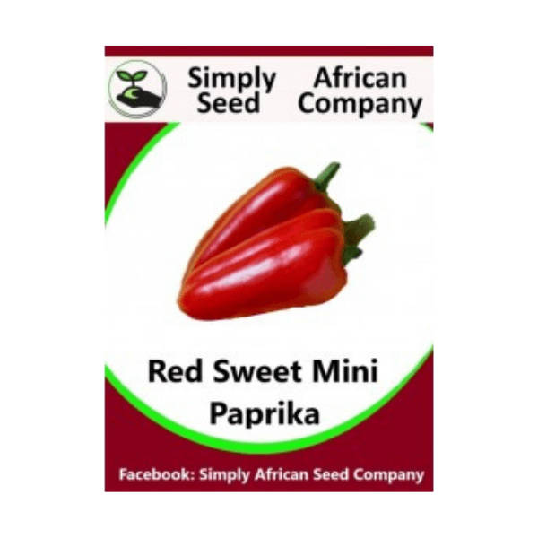 Mini Sweet Paprika Red Seeds