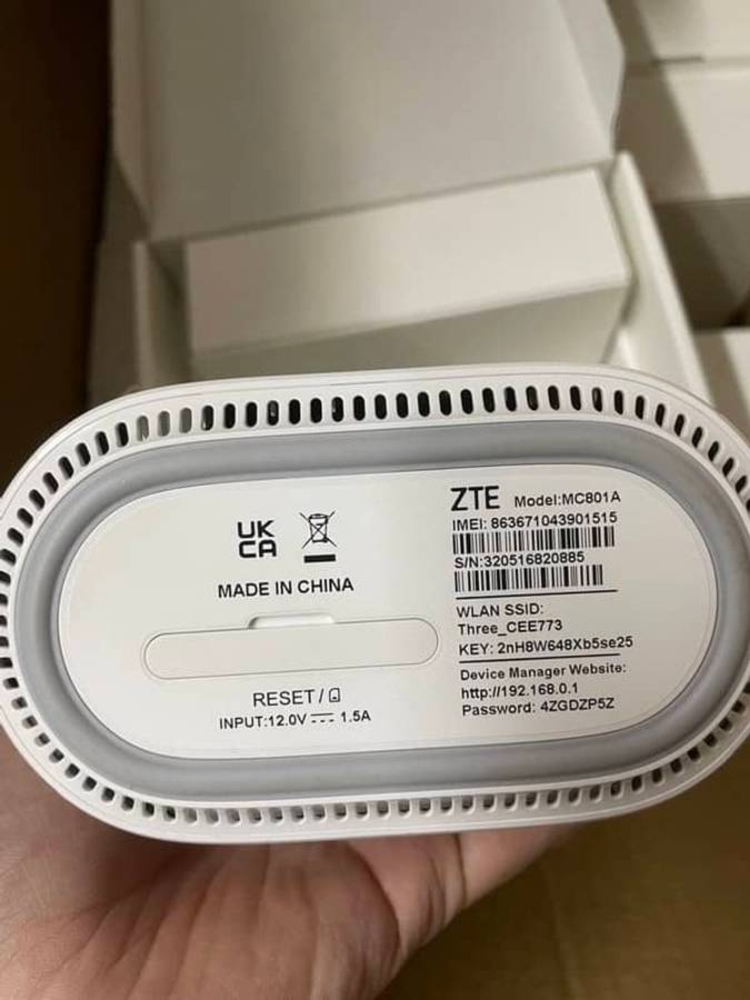 ZTE MC801A 5G HyperBox 5G Wireless Router in BOX