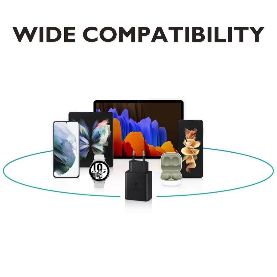 45W USB-C PD Adapter Super Fast Charger for Samsung