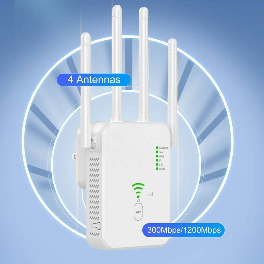 1200Mbps Wireless WiFi Range Extender Repeater-Q-L69 Router Extender (GC)