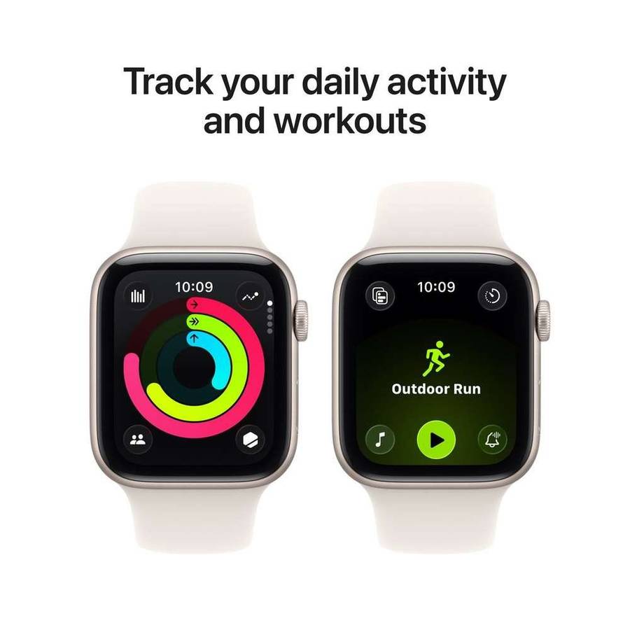 Apple Watch SE 3 GPS 44mm Midnight Aluminum Case with Sport Band