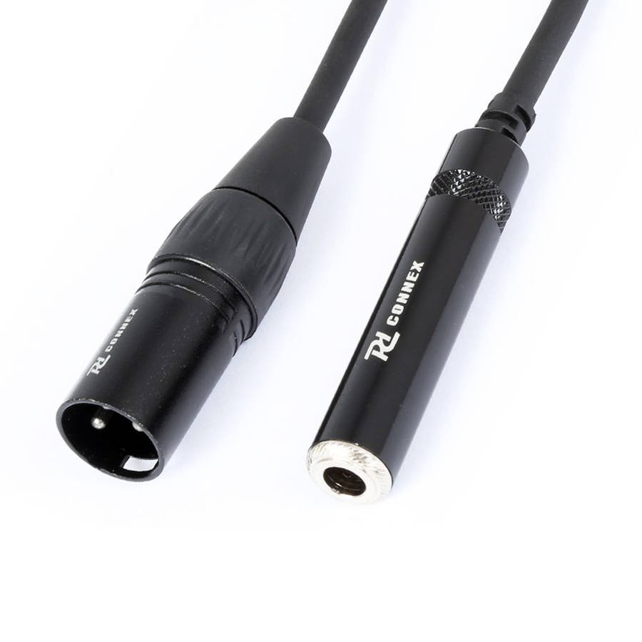 PD Connex Signal Cable 176.992 :  XLR Male - 6.3mm Female Jack  (0.15M)