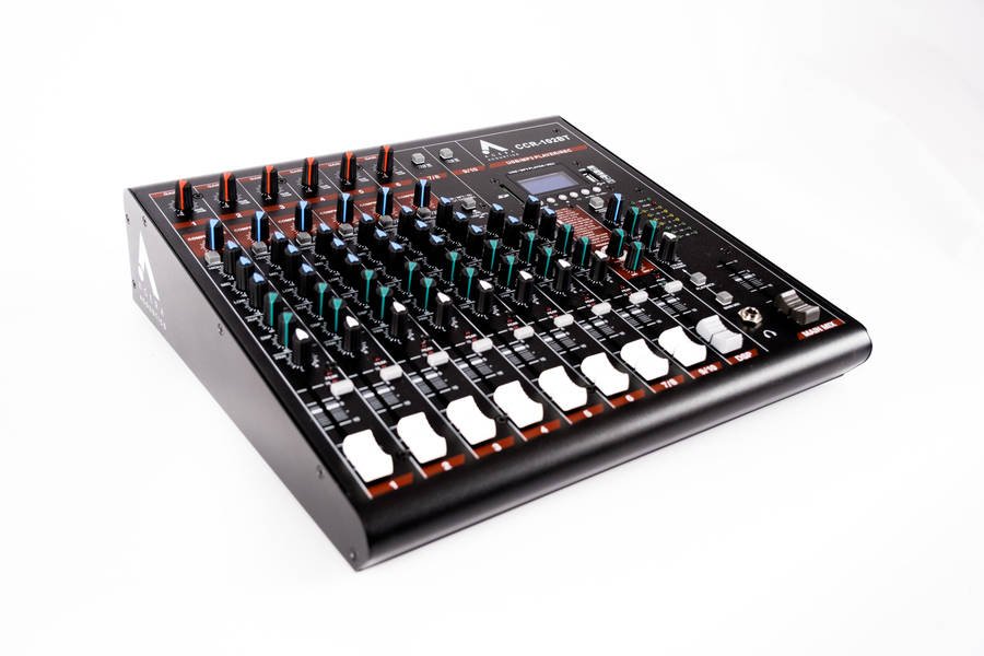 Agera Acoustics CCR-102BT - 10 Channel Analog Mixer w/ FX/BT/USB/SD