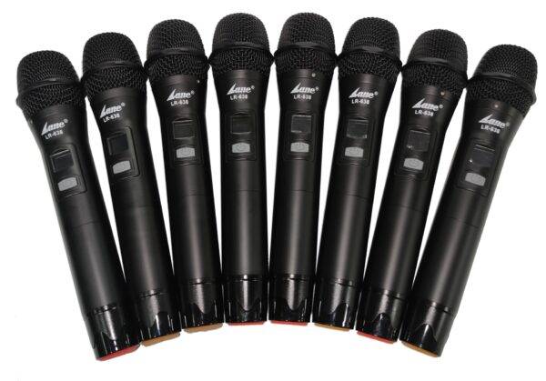 LANE LR-638 - 8 Piece Wireless Microphone System