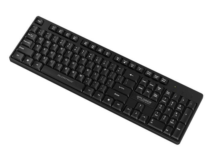 Alcatroz Xplorer K330 Silent USB Wired Keyboard