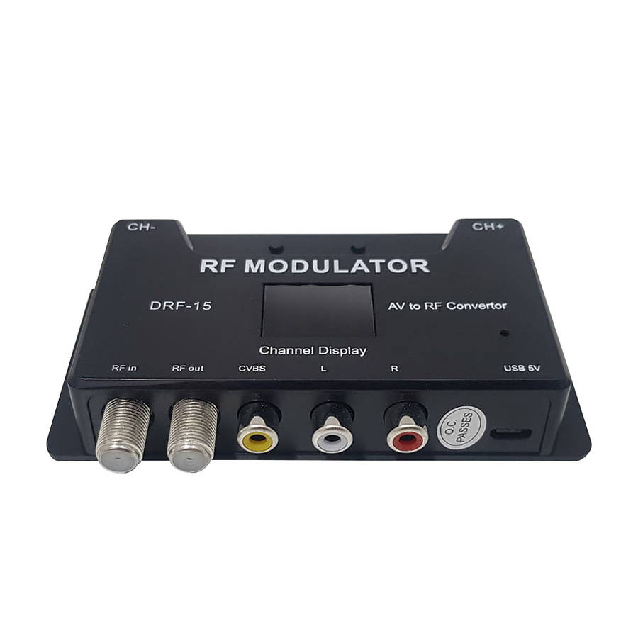 Audio Video Signal Converter - Convert RCA (AV) to RF