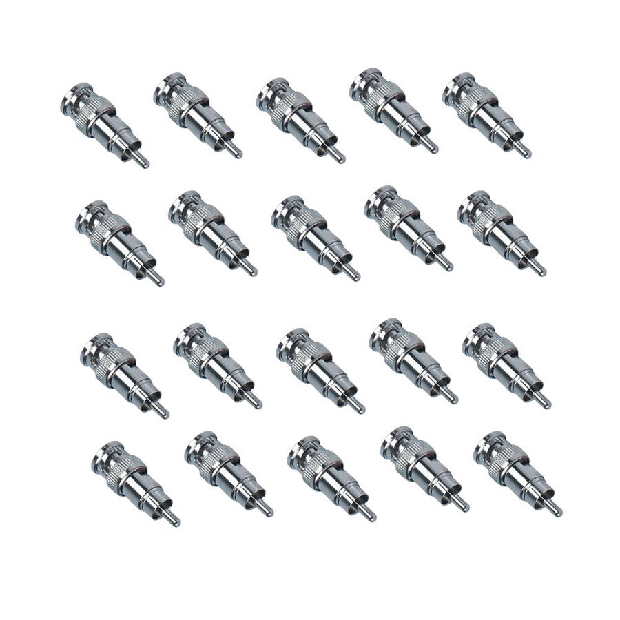 Space TV BNC RG59 Male Crimp Connector - 20 Pack
