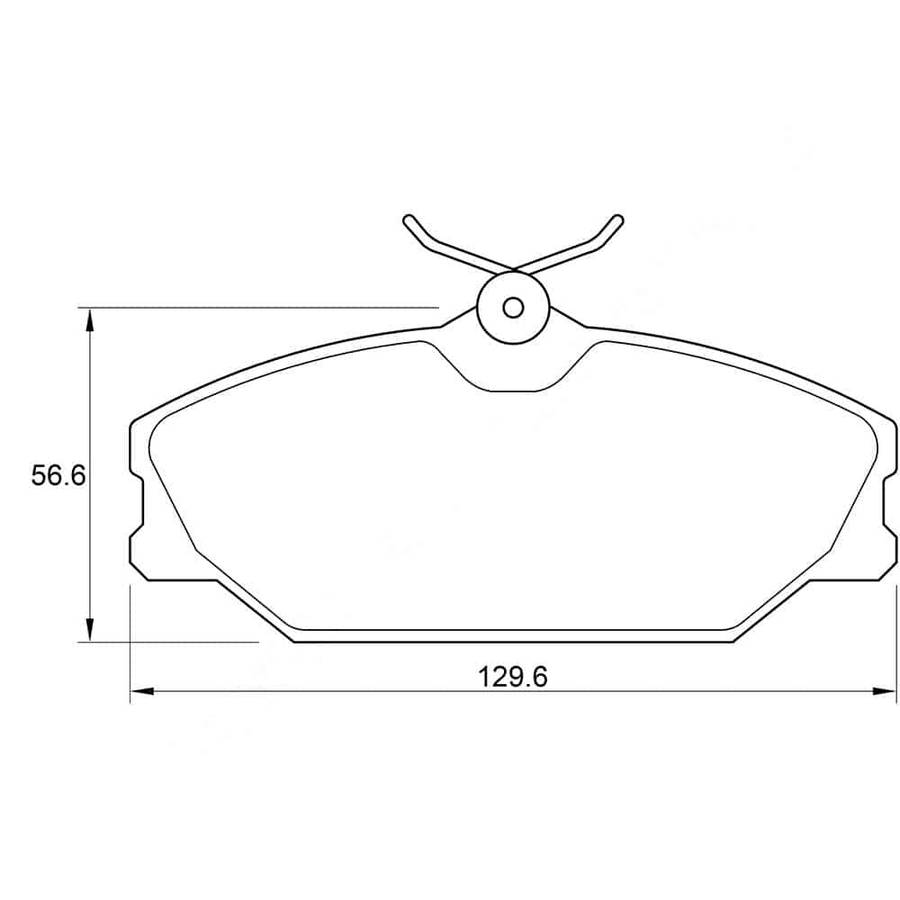 KBC Brake Pads (Front) for Renault, Saab
