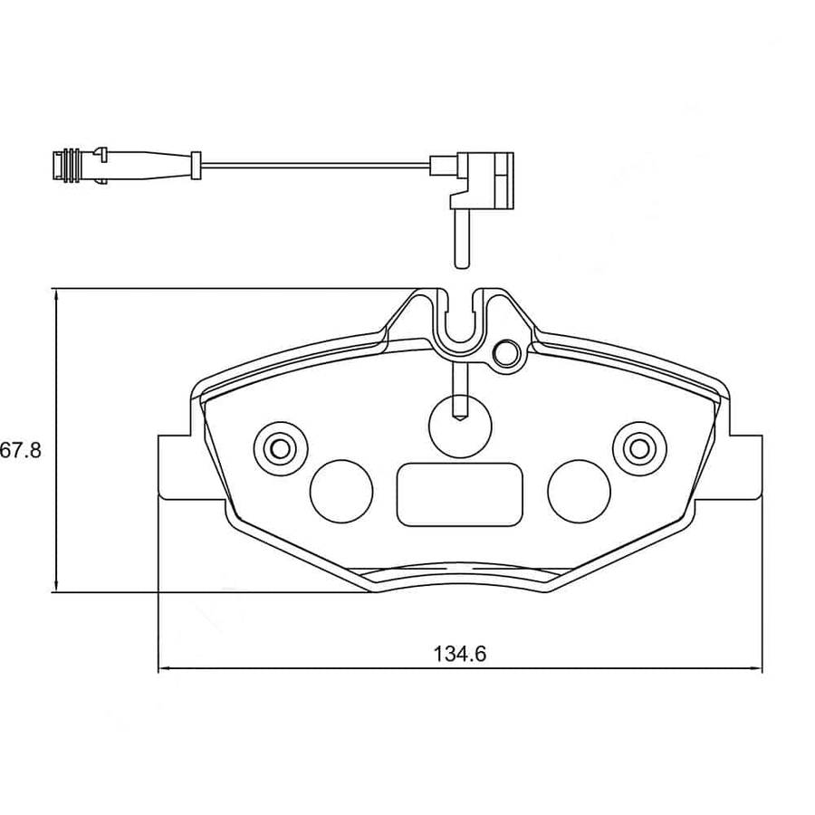 KBC Brake Pads (Front) for Mercedes E-Class